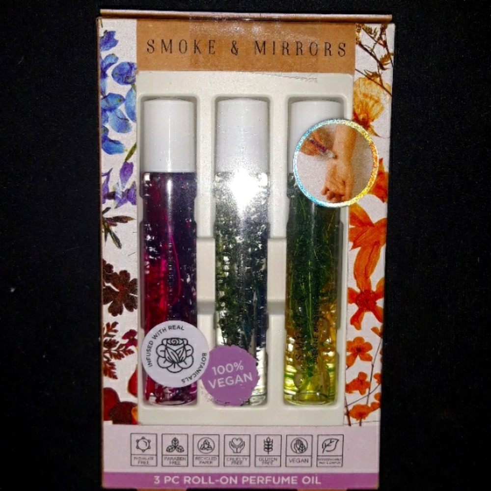 REAL Botanicals Perfume Oil Set (Vegan, Biodegradable Pkg)